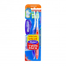 Набор зубных щеток Wisdom Xtra Clean Twin 2 шт., medium в Краснодаре