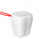 Revyline Бокс для молочных зубов "Зубик" QT-122, белый - красный в Краснодаре