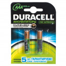 Аккумуляторы Duracell предзаряженные никель-металлгидридные AAA HR03 800mAh 2шт в Краснодаре