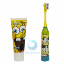 Электрическая зубная щетка Spongebob + зубная паста в Краснодаре