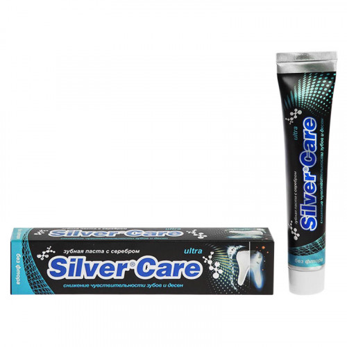 Зубная паста Silver Care без фтора, 75 мл