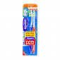 Набор зубных щеток Wisdom Xtra Clean Twin 2 шт. синяя/красная, medium