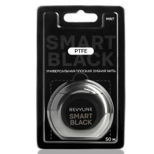 Зубная нить Revyline PTFE Smart Black, мятная вощеная, 50 м в Краснодаре