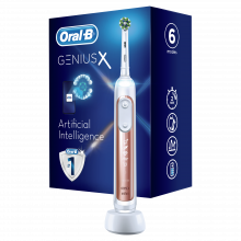 Электрическая зубная щетка Braun Oral-B GeniusX CrossAction Rose Gold в Краснодаре