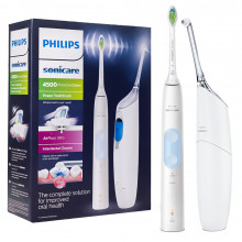 Набор Philips Sonicare HX8424/30 Protective clean + AirFloss Ultra, белый в Краснодаре