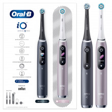 Электрическая зубная щетка Braun Oral-B IO Series 9 DUO, Black Onyx и Rose Quartz в Краснодаре