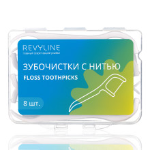 Зубочистка с нитью, флосстик Revyline, 8 шт. в Краснодаре