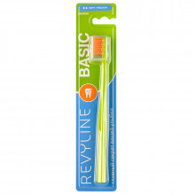 Зубная щетка Revyline SM5000 Basic, салатовая-оранжевая