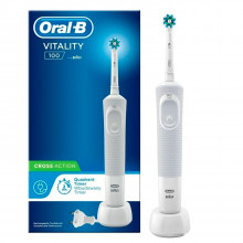 Электрическая зубная щетка Braun Oral-B Vitality D100 Cross Action, White в Краснодаре
