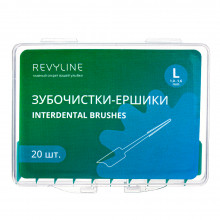 Зубочистка-ёршик Revyline размер L, 20 шт.  в Краснодаре