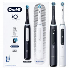 Электрическая зубная щетка Braun Oral-B IO Series 4 DUO, Black and White в Краснодаре