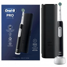 Электрическая зубная щетка Braun Oral-B PRO Series 1 Black Travel Edition в Краснодаре