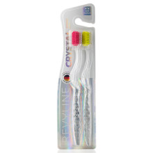 Набор зубных щеток Revyline SM6500 Duo Crystal, Light green & Pink в Краснодаре