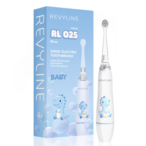 Электрическая звуковая зубная щётка Revyline RL 025 Infant, Blue Электрическая звуковая зубная щётка Revyline RL 025 Infant, Blue
