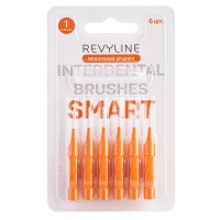 Ершики межзубные Revyline Smart, размер 1 (0,45 мм) оранжевые, 6 шт. в Краснодаре
