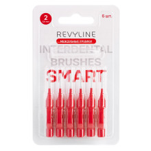 Ершики межзубные Revyline Smart, размер 2 красные, 6 шт. в Краснодаре