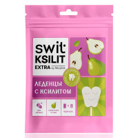 Леденцы на палочке Swit by Revyline Ksilit Extra Груша, 8 шт. в Краснодаре
