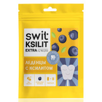 Леденцы на палочке Swit by Revyline Ksilit Extra Черника, 8 шт. в Краснодаре