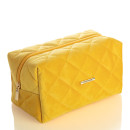 Косметичка дорожная вельветовая Revyline, желтая