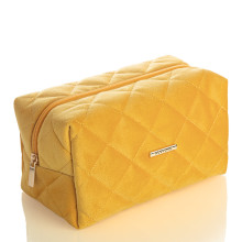 Косметичка дорожная вельветовая Revyline, желтая в Краснодаре