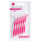 Ершики межзубные Revyline Smart L-type, размер 0 (0,40 мм) розовые, 6 шт.