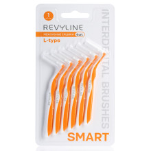 Ершики межзубные Revyline Smart L-type, размер 1 (0,45 мм) оранжевые, 6 шт. в Краснодаре