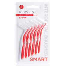 Ершики межзубные Revyline Smart L-type, размер 2 (0,50 мм) красные, 6 шт. в Краснодаре