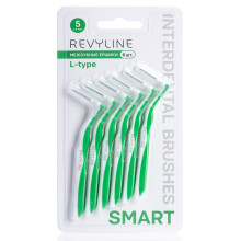 Ершики межзубные Revyline Smart L-type, размер 5 (1,60 мм) зеленые, 6 шт. в Краснодаре