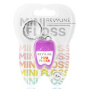 Зубная нить вощеная Revyline floss mini, полиэстер с бамбуковым углем, 15 м, сиреневая