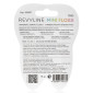 Зубная нить вощеная Revyline floss mini, полиэстер с бамбуковым углем, 15 м, голубая