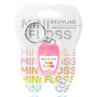 Зубная нить вощеная Revyline floss mini, полиэстер с бамбуковым углем, 15 м, розовая в Краснодаре