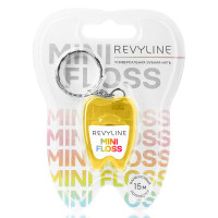 Зубная нить вощеная Revyline floss mini, полиэстер с бамбуковым углем, 15 м, желтая в Краснодаре