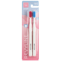 Набор зубных щеток Revyline S6500 Smart Duo, White/Pink + White/Blue в Краснодаре
