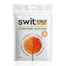 Леденцы на палочке Swit by Revyline Ksilit Апельсин с витамином С, 8 шт. в Краснодаре