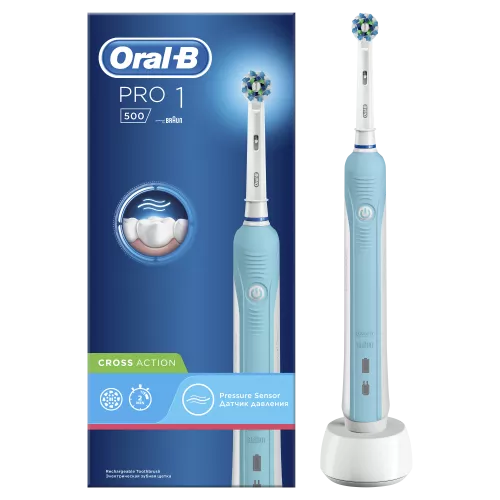 Электрическая зубная щетка Oral-B PRO 1 - 500 CrossAction Электрическая зубная щетка Oral-B PRO 1 - 500 CrossAction
