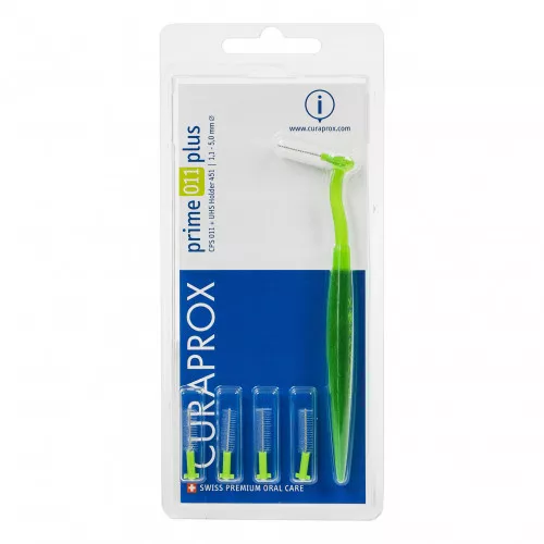 CURAPROX Prime Set PLUS: 5 ершиков CPS011 с держателем UHS451 CURAPROX Prime Set PLUS: 5 ершиков CPS011 с держателем UHS451
