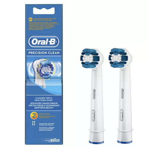 Насадки Braun Oral-B Precision Clean, 2 шт Насадки Braun Oral-B Precision Clean, 2 шт