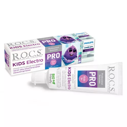 Зубная паста R.O.C.S. Kids PRO Electro, 35 мл Зубная паста R.O.C.S. Kids PRO Electro, 35 мл