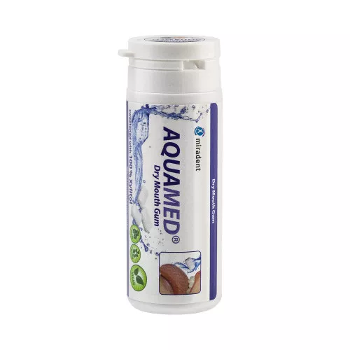Жевательная резинка Miradent AQUAMED Chewing маракуйя, 30 шт Жевательная резинка Miradent AQUAMED Chewing маракуйя, 30 шт