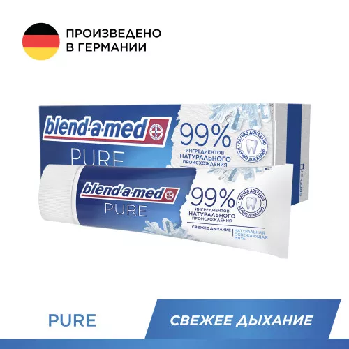 Зубная паста Blend-a-med PURE Свежее дыхание, 75 мл Зубная паста Blend-a-med PURE Свежее дыхание, 75 мл