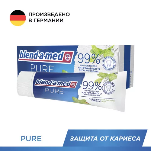 Зубная паста Blend-a-med PURE Защита от кариеса, 75 мл Зубная паста Blend-a-med PURE Защита от кариеса, 75 мл