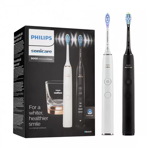 Набор щеток Philips Sonicare 9000 Diamond Clean H9914/57 розовая + черная Набор щеток Philips Sonicare 9000 Diamond Clean H9914/57 розовая + черная