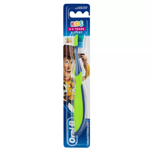 Зубная щетка Oral-B Kids Toy Story, 3-5 лет, экстрамягкая Зубная щетка Oral-B Kids Toy Story, 3-5 лет, экстрамягкая