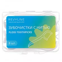 Зубочистка с нитью, флосстик Revyline, 8 шт. в Краснодаре