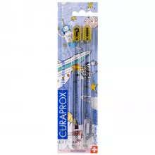Набор зубных щеток CURAPROX Ultrasoft CS5460 «Duo Hento Toto Edition 2022» 1, (прозрачная/ желтая), 2 шт. в Краснодаре