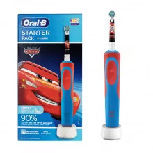 Детская электрическая зубная щетка Braun Oral-B Vitality Kids Cars Starter Pack, 3+ в Краснодаре