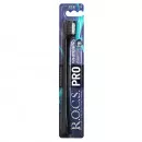 Зубная щетка R.O.C.S. PRO Whitening, medium, черная
