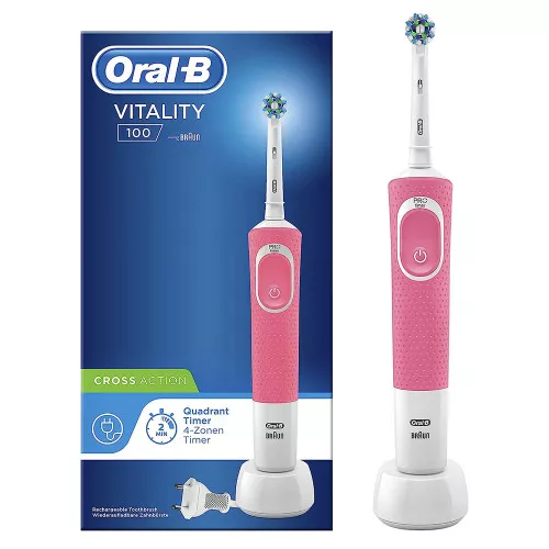 Braun Oral-B Vitality 100 D100.424.1 CrossAction, Pink Braun Oral-B Vitality 100 D100.424.1 CrossAction, Pink