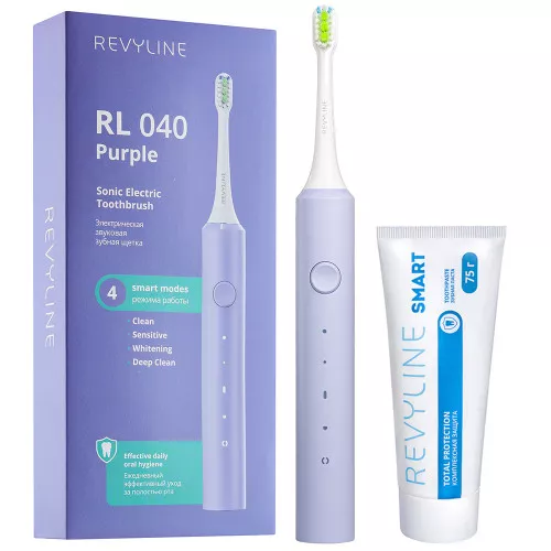 Набор Revyline RL 040 фиолетовая + Зубная паста Revyline Smart, 75 г Набор Revyline RL 040 фиолетовая + Зубная паста Revyline Smart, 75 г