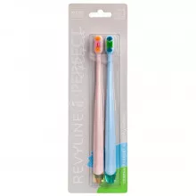 Набор зубных щеток Revyline Perfect 10000 DUO, Peach + Light Blue в Краснодаре